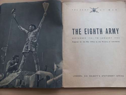 WWII `The Eighth Army` book - over 100 pages