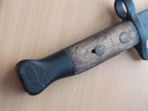 British Pattern 1888 LE Bayonet - Issued March 1899 - Union DF markings also