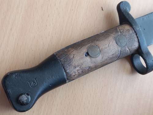 British Pattern 1888 LE Bayonet - Issued March 1899 - Union DF markings also