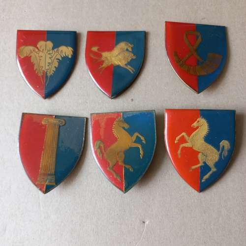 SADF selection of 6 Technical Services Flashes for one price, all missing some pins