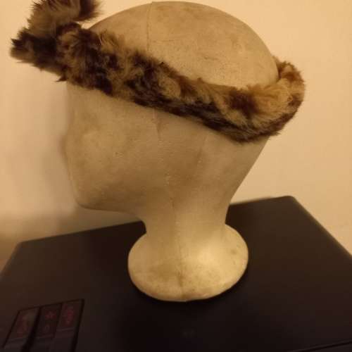 Genuine Leopard skin Zulu headband / hat band