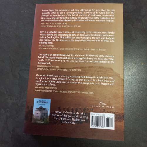 Anglo Boer War Blockhouses, book by Simon Green