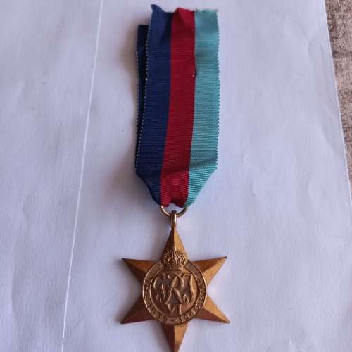 WWII 1939 - 1945 Star named to 18481, JH Smith