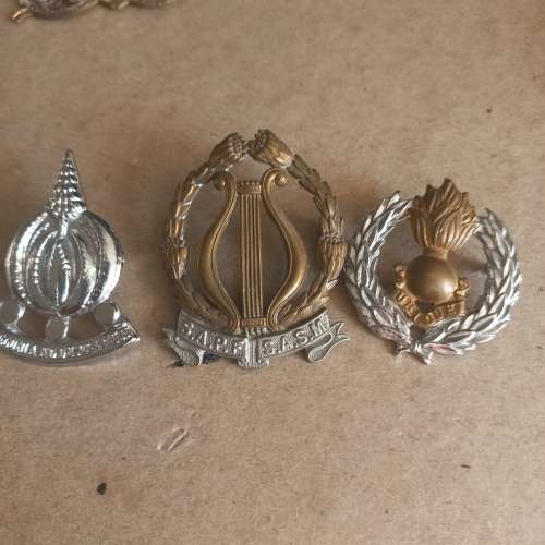 SADF 3 beret badges, Finance, Genie, PF Musician