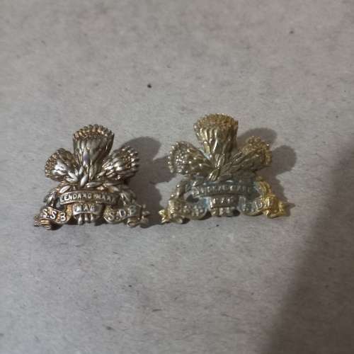 UDF WWII & also SADF, brass SSB (Special Service Battalion,) pair of collars