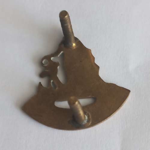 SADF Cape Corps Auxiliary Service Cap badge worn 1951 on. nb not polished it is as is.