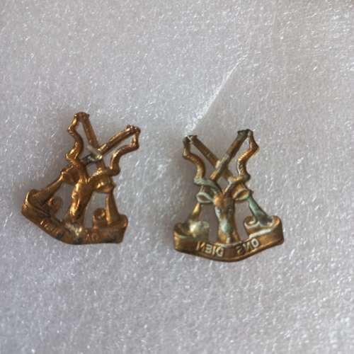 SADF Regt Christiaan Beyers collars all pins