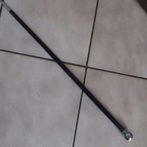 Swaziland Police Swagger Stick, leather covered.