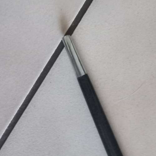 Swaziland Police Swagger Stick, leather covered.