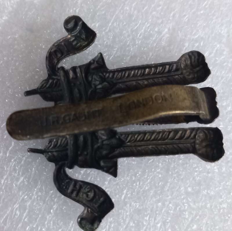2nd King Edward VII`s Own Gurkha Rifles, (the Sirmoor Rifles,) blackened cap badge, JR Gaunt