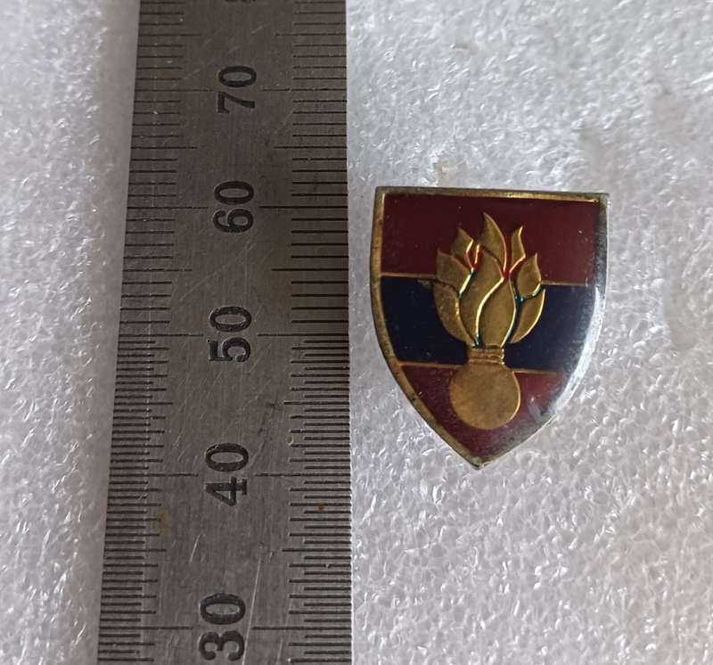SADF SA Engineers Corps lapel / cravat badge
