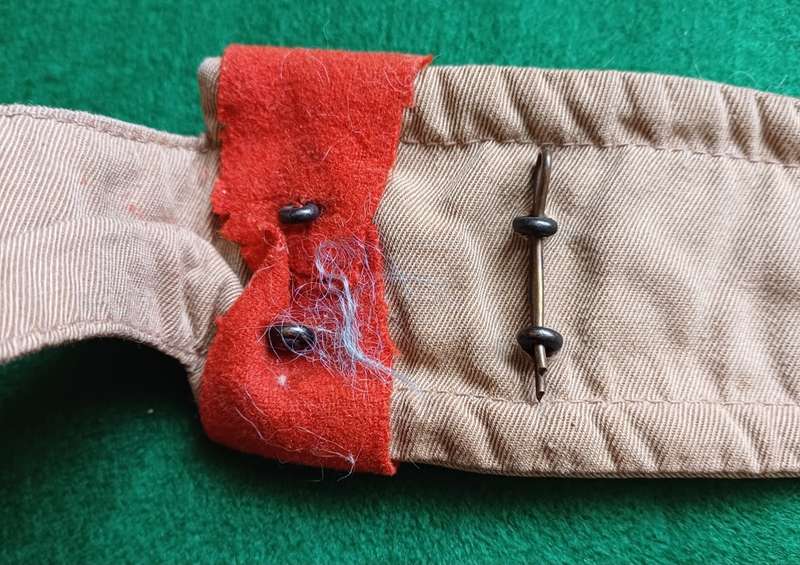 UDF WWII 1st Lieutenant epaulette with red tab