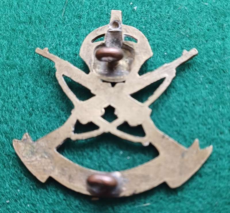 British Army, 3rd County of London Yeomanry, Sharpshooters, brass cap badge, scarce