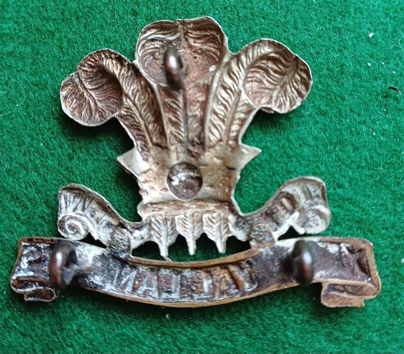 British Army, XII Royal Lancers BiM cap badge, 3 lugs
