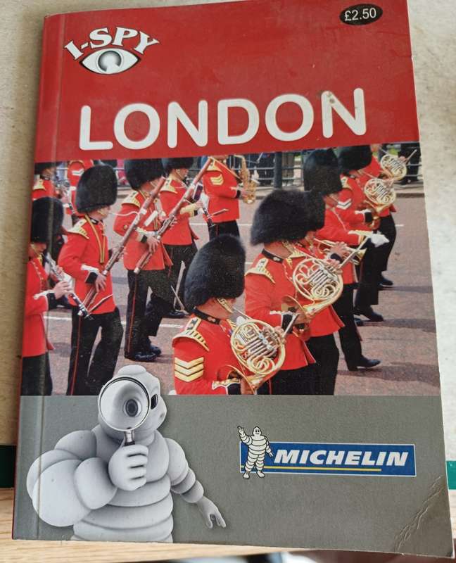 I Spy book of London with all sights to see and maps