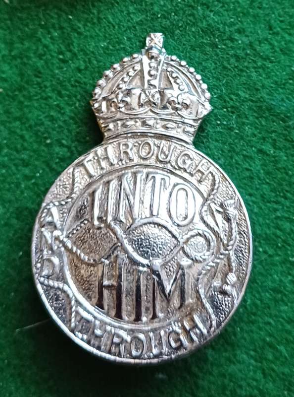 Campaigners Church KC chrome cap badge
