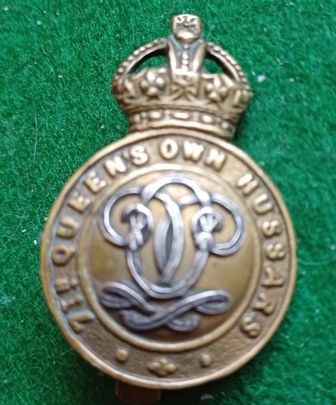 British Army, 7th Queen`s Own Hussars cap badge