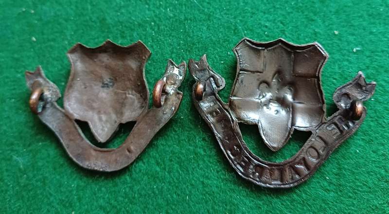 British Army, Loyal North Lancs Officer's bronze collars 2 of