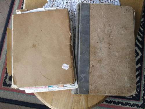 2x vintage RECIPE BOOKS 1x  THE ROYAL HOSTESS  1x HANDWRITTEN in a UNION of S.A book B.23