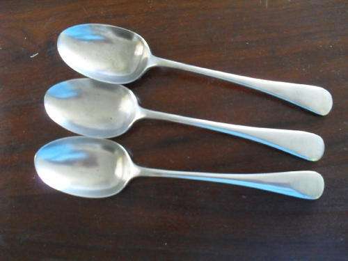 3x HARRISON ALPH & HOWSON SPOONS.  22cm long.
