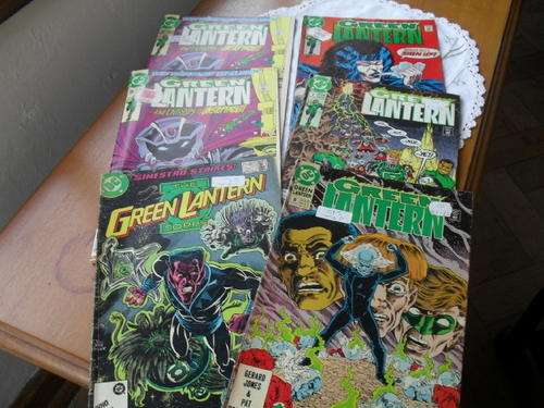 6x GREEN LANTERN -DC COMICS 1987 -1993