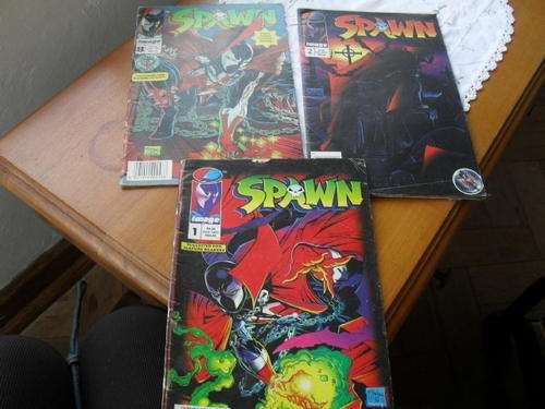 3x SPAWN  -IMAGE COMICS  -1992 -1993