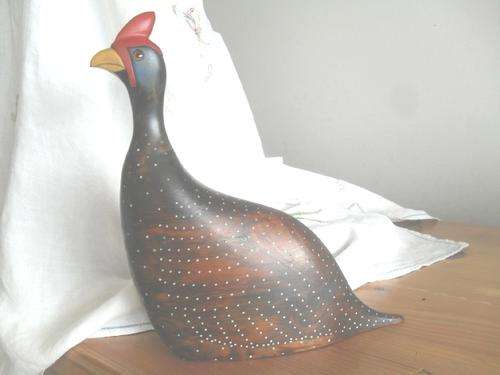 F200  A CROWNED GUINEA FOWL 192A COLLECTORS ITEM -KNYSNA FEATHERS LITED EDITION SERIES 1  797/975