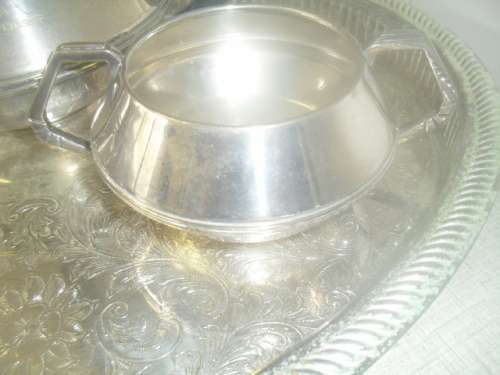 *#  GALLERY TRAY 42x32x2cm and 3 PIECE TEA SET - Kavin - made in England