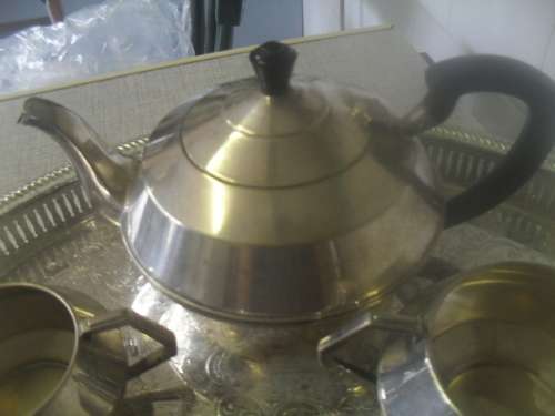 *#  GALLERY TRAY 42x32x2cm and 3 PIECE TEA SET - Kavin - made in England