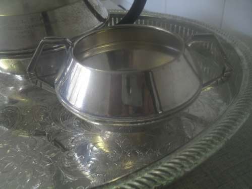 *#  GALLERY TRAY 42x32x2cm and 3 PIECE TEA SET - Kavin - made in England