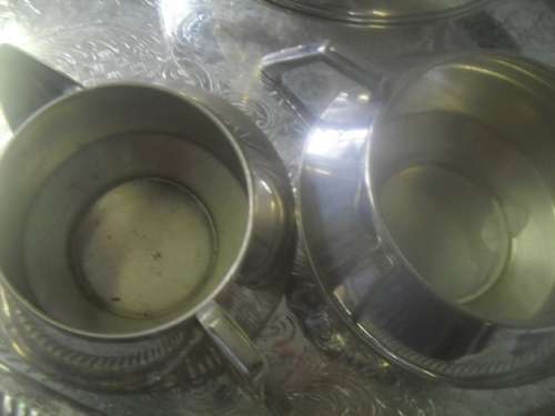 *#  GALLERY TRAY 42x32x2cm and 3 PIECE TEA SET - Kavin - made in England