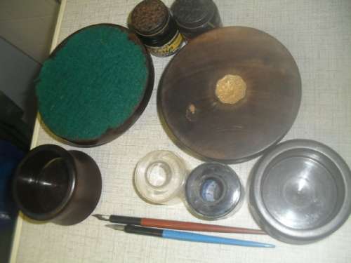 Knysna stinkwood inkwells