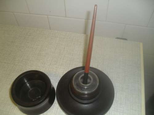 Knysna stinkwood inkwells