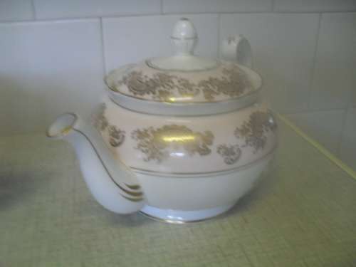 Gorgeous Rare EB 1850 Foley Bird of Paradise Tea Pot