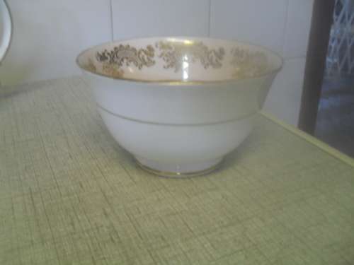 Gorgeous rare EB1850 Foley sugar basin- made in England - Birds of paradise