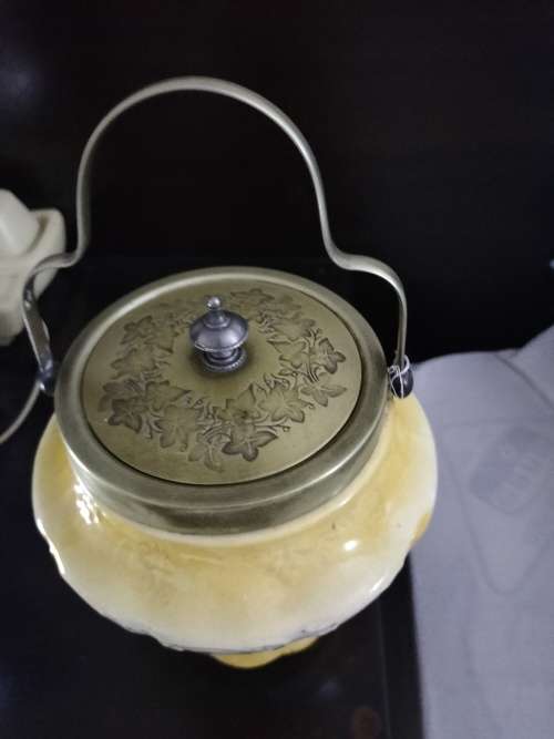 *. A VICTORIAN BISCUIT / COOKIE BARREL / JAR