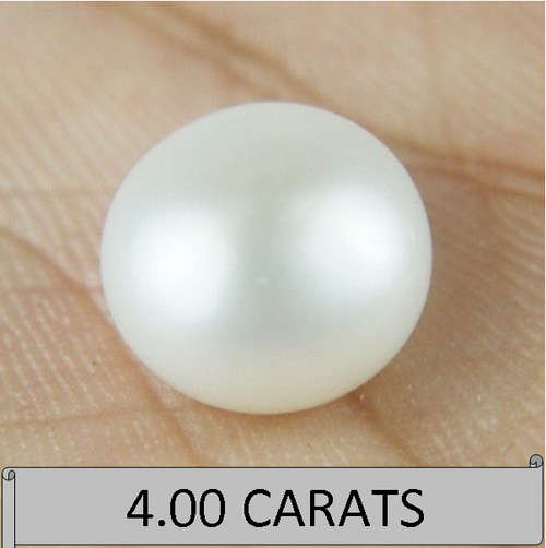 100% Natural Gemstone Freshwater Pearl 4.00CT (1pcs)