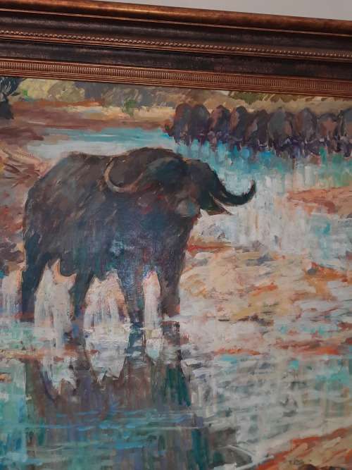Zakkie Eloff oil on canvass painting