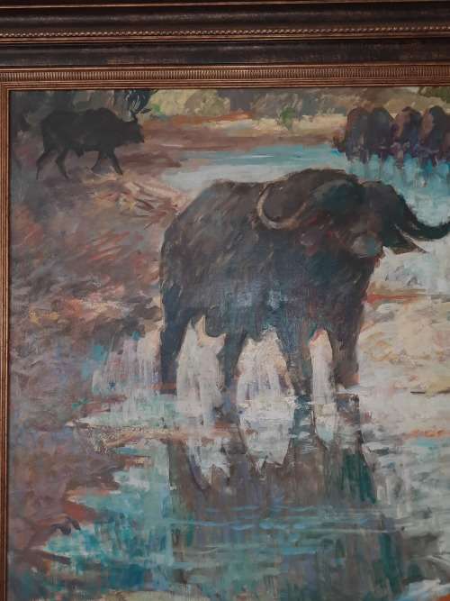 Zakkie Eloff oil on canvass painting