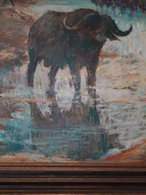 Zakkie Eloff oil on canvass painting
