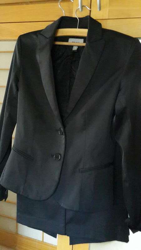 Mango black suit like new for sale