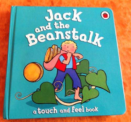 Jack and the beanstalk hard copy book touch and feel mint condition for sale