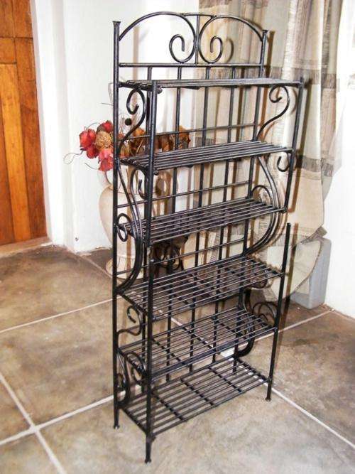 CD Rack, Wrought Iron