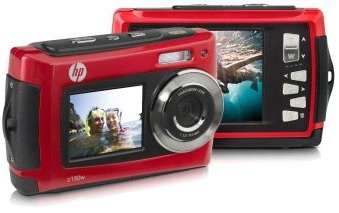 HP C150W Waterproof Compact Digital Camera Front & Rear LCDs (16MP)