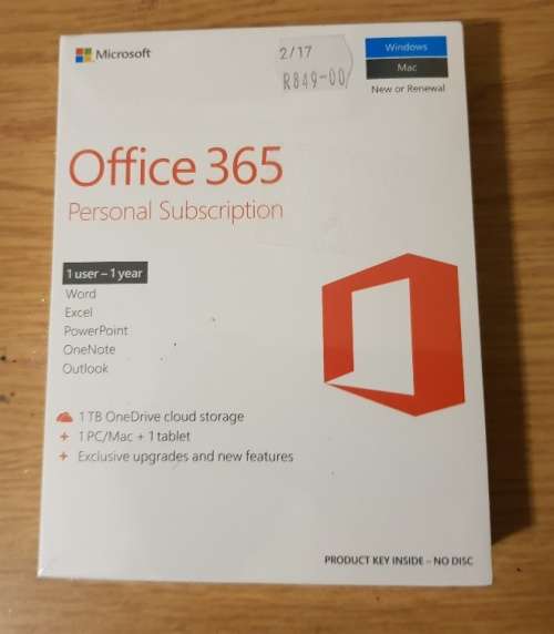 Microsoft Office 365 Personal (sealed)