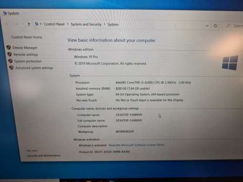 Dell Latitude business laptop E3570 i5/8gb/120gb SSD/15" FHD