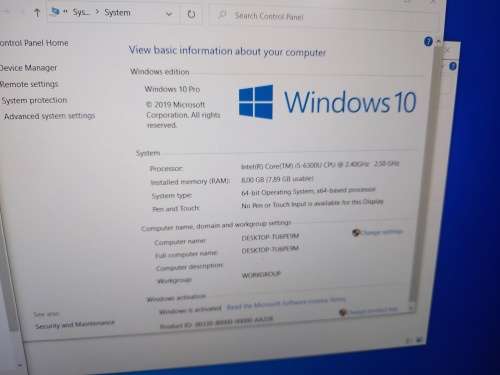 Dell E5470 Business laptop  i5 6th gen   250gb SSD   8gb