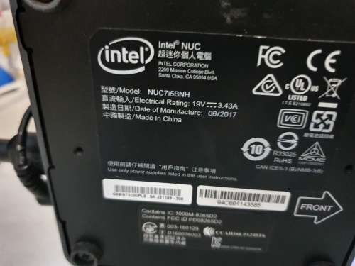 Intel NUC mini desktop PC (i5 7th gen with SSD)!