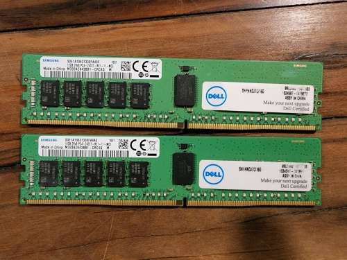 Dell Server RAM 32GB DDR4!!! (2x16gb)