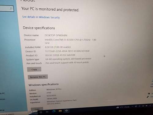 **Touch screen** Dell Latitude 7390 13` Notebook